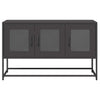 TV Kaappi Musta 100,5x39x60,5 cm Kylmävalssattu teräs