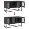 TV Kaappi Musta 100,5x39x60,5 cm Kylmävalssattu teräs