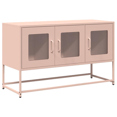 TV Kaappi Pinkki 100,5x39x60,5 cm Kylmävalssattu teräs