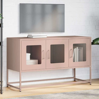 TV Kaappi Pinkki 100,5x39x60,5 cm Kylmävalssattu teräs