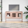 TV Kaappi Pinkki 100,5x39x60,5 cm Kylmävalssattu teräs
