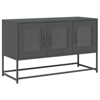 TV Kaappi Antrasiitti 100,5x39x60,5 cm Kylmävalssattu teräs