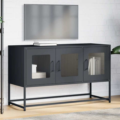 TV Kaappi Antrasiitti 100,5x39x60,5 cm Kylmävalssattu teräs