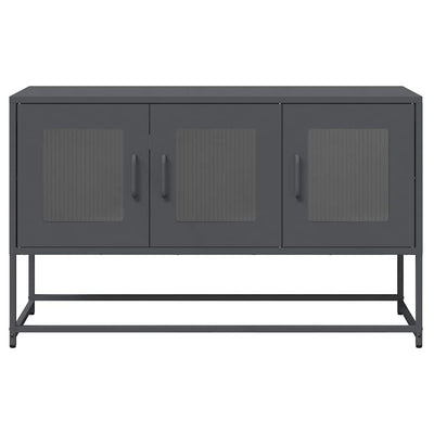 TV Kaappi Antrasiitti 100,5x39x60,5 cm Kylmävalssattu teräs