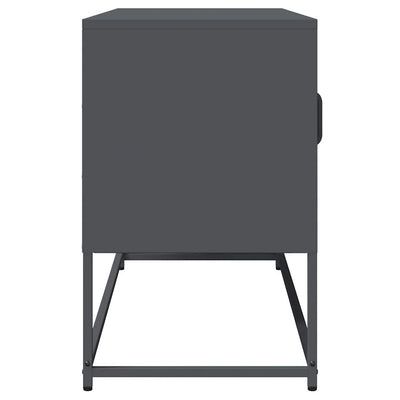 TV Kaappi Antrasiitti 100,5x39x60,5 cm Kylmävalssattu teräs