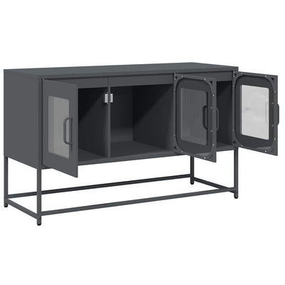 TV Kaappi Antrasiitti 100,5x39x60,5 cm Kylmävalssattu teräs