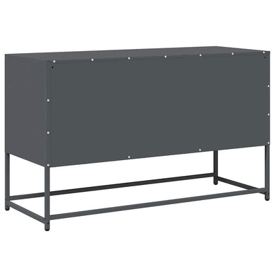 TV Kaappi Antrasiitti 100,5x39x60,5 cm Kylmävalssattu teräs