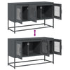 TV Kaappi Antrasiitti 100,5x39x60,5 cm Kylmävalssattu teräs