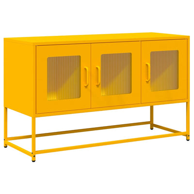 TV Kaappi Sinapinkeltainen 100,5x39x60,5cm Kylmävalssattu teräs