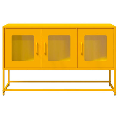 TV Kaappi Sinapinkeltainen 100,5x39x60,5cm Kylmävalssattu teräs