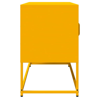 TV Kaappi Sinapinkeltainen 100,5x39x60,5cm Kylmävalssattu teräs