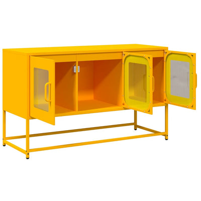 TV Kaappi Sinapinkeltainen 100,5x39x60,5cm Kylmävalssattu teräs