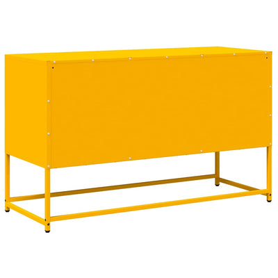 TV Kaappi Sinapinkeltainen 100,5x39x60,5cm Kylmävalssattu teräs