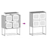 Highboard Pinkki 68x39x107 cm Teräs