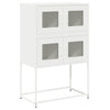 Highboard Valkoinen 68x39x107 cm Teräs
