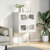 Highboard Valkoinen 68x39x107 cm Teräs