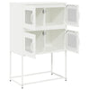 Highboard Valkoinen 68x39x107 cm Teräs