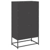 Highboard Musta 68x39x123 cm Teräs