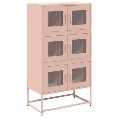 Highboard Pinkki 68x39x123 cm Teräs
