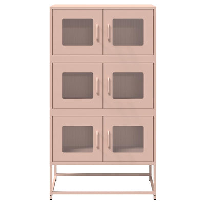 Highboard Pinkki 68x39x123 cm Teräs