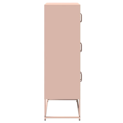 Highboard Pinkki 68x39x123 cm Teräs