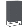 Highboard Antrasiitti 68x39x123 cm terästä