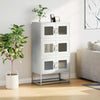 Highboard Valkoinen 68x39x123 cm Teräs