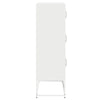 Highboard Valkoinen 68x39x123 cm Teräs