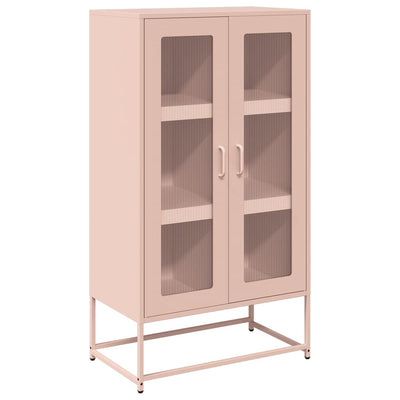 Highboard Pinkki 68x39x123 cm Teräs