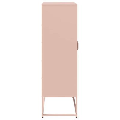 Highboard Pinkki 68x39x123 cm Teräs