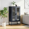 Highboard Antrasiitti 68x39x123 cm terästä