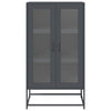 Highboard Antrasiitti 68x39x123 cm terästä