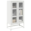 Highboard Valkoinen 68x39x123 cm Teräs