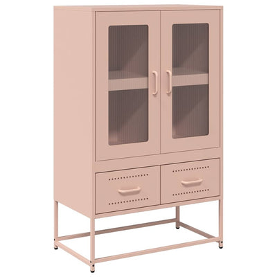 Kaappi pinkki 68x39x111,5 cm teräs