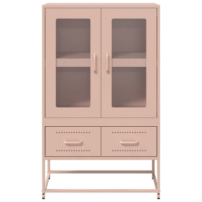 Kaappi pinkki 68x39x111,5 cm teräs