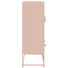 Kaappi pinkki 68x39x111,5 cm teräs