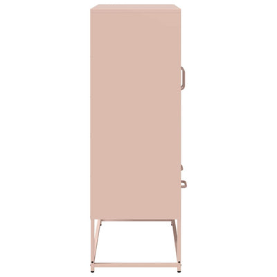 Kaappi pinkki 68x39x111,5 cm teräs