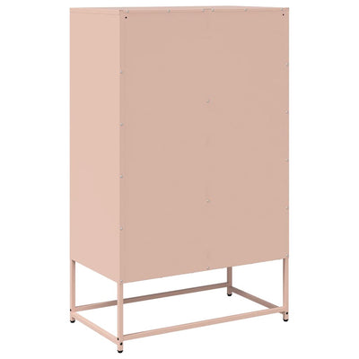 Kaappi pinkki 68x39x111,5 cm teräs