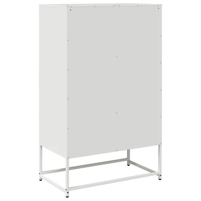 Kaappi valkoinen 68x39x111,5 cm teräs