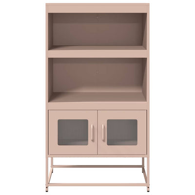 Highboard Pinkki 68x39x123 cm Teräs