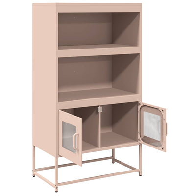 Highboard Pinkki 68x39x123 cm Teräs