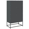 Highboard Antrasiitti 68x39x123 cm terästä