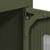 Highboard Oliivinvihreä 68x39x123 cm Teräs