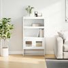 Highboard Valkoinen 68x39x123 cm Teräs