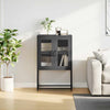 Highboard Musta 68x39x107 cm Teräs
