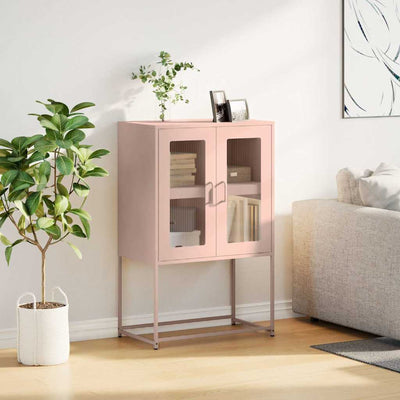 Highboard Pinkki 68x39x107 cm Teräs