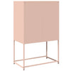 Pinkki highboard Neagin 68x39x107cm (teräs)