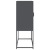 Highboard Antrasiitti 68x39x107 cm terästä