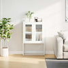 Highboard Valkoinen 68x39x107 cm Teräs