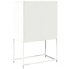 Highboard Valkoinen 68x39x107 cm Teräs